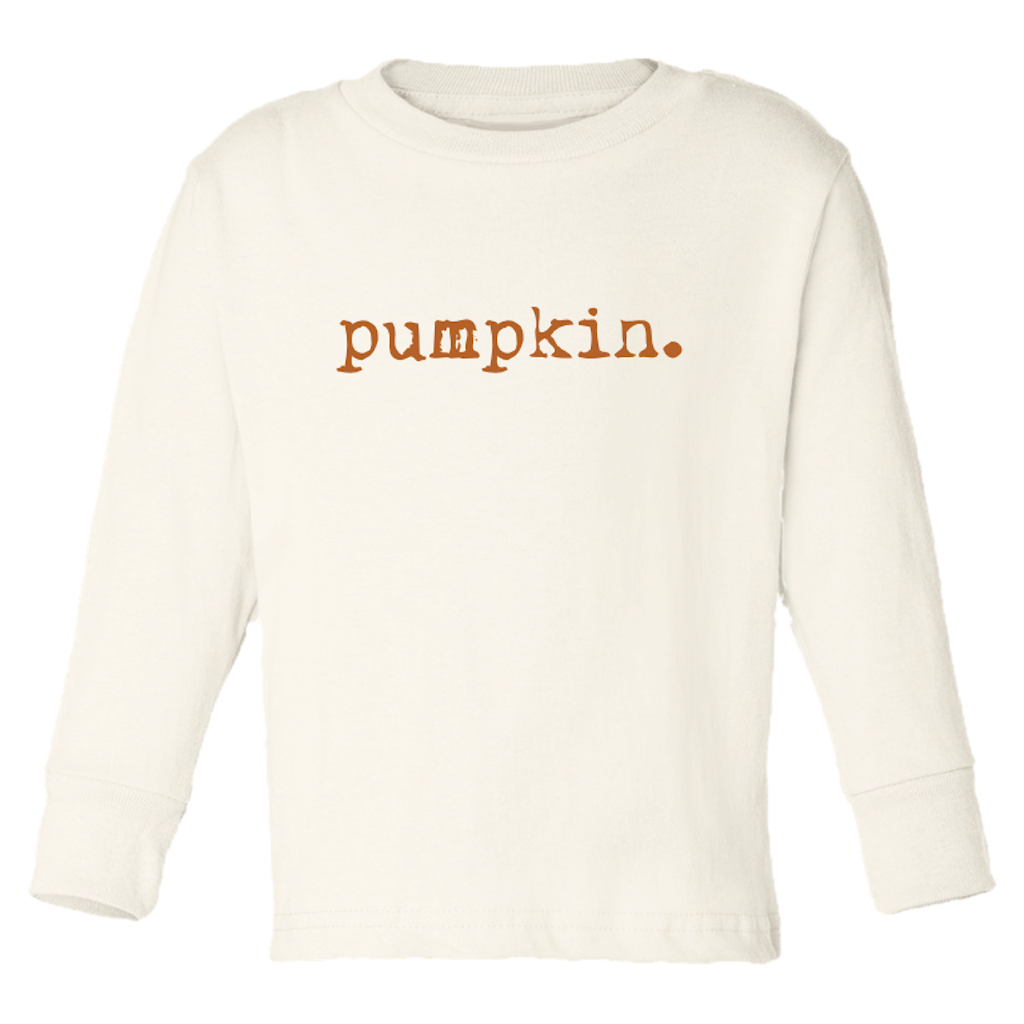 Pumpkin - Organic Cotton Long Sleeve Shirt - HoneyBug 