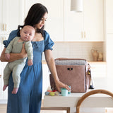 Boxy Backpack - Dusty Rose Leatherette - HoneyBug 