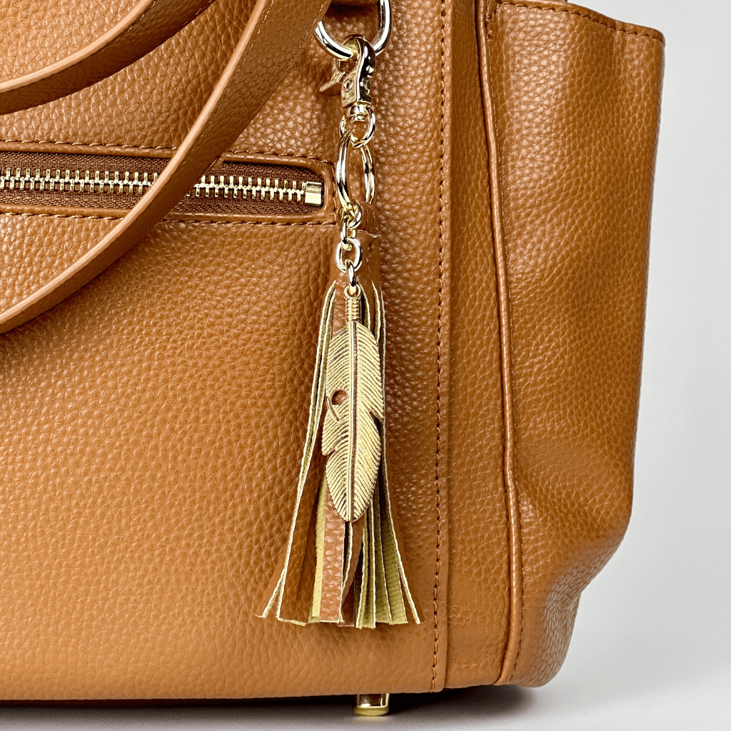 The Lillian Diaper Bag - Cognac