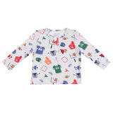 Long Sleeve Henley - Game Day Grey - HoneyBug 