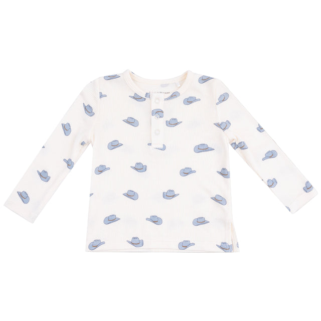 Long Sleeve Henley - HoneyBug 