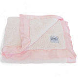 Classic Satin Border Blanket - Pink