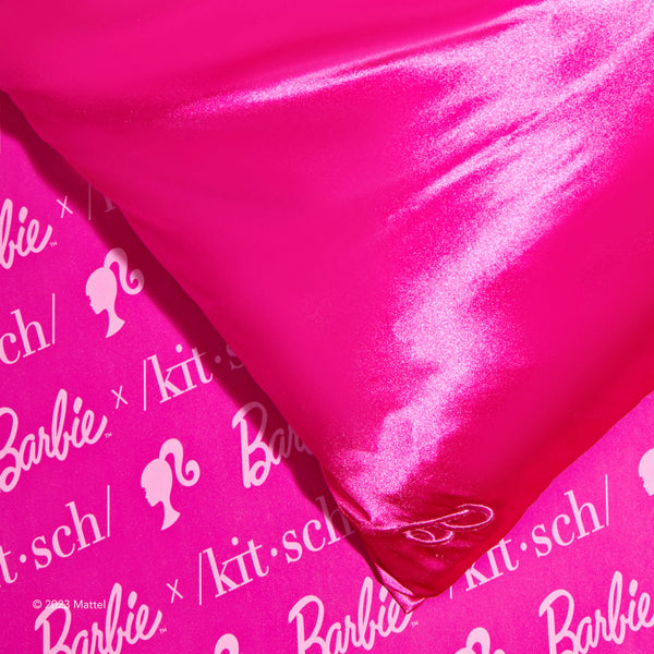Barbie x Kitsch Satin Pillowcase - Iconic - HoneyBug 