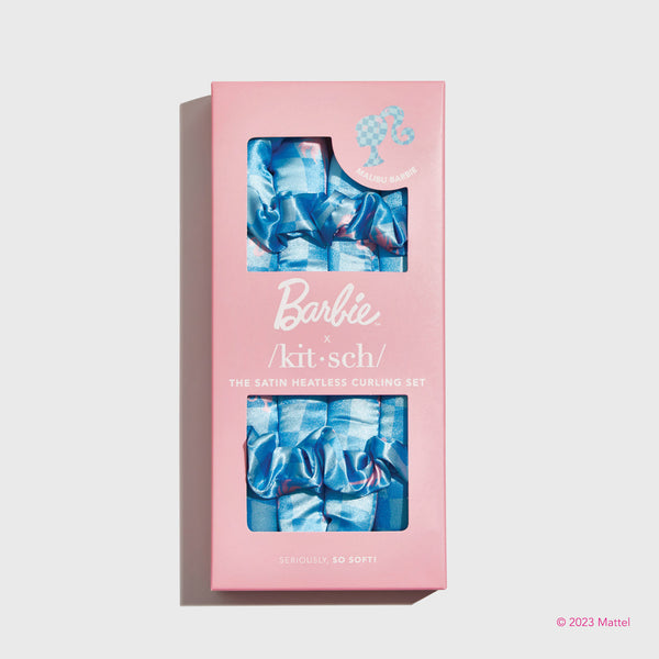 Barbie x Kitsch Satin Heatless Curling Set - Malibu Barbie - HoneyBug 