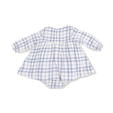 Long Sleeve Smocked Ruffle Bubble with Skirt - HoneyBug 
