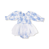 Long Sleeve Smocked Bubble with Tutu - HoneyBug 