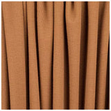 Caramel Brown Waffle Lounger Curve Cover