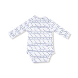 Long Sleeve Polo Bodysuit - HoneyBug 