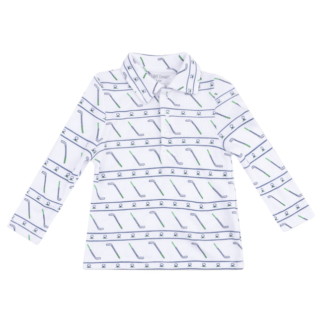 Polo Long Sleeve Shirt - HoneyBug 