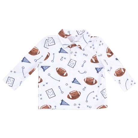 Polo Long Sleeve Shirt - HoneyBug 