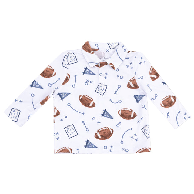 Polo Long Sleeve Shirt - HoneyBug 