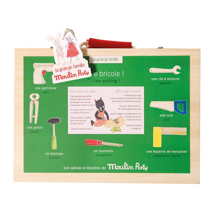 Suitcase - Handyman Tool Set - The Big Family - Moulin Roty