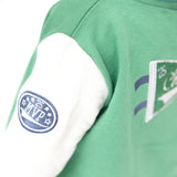 Letterman Jacket - Green - HoneyBug 