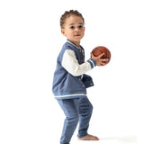 Letterman Jacket - Varsity Vintage Indigo - HoneyBug 