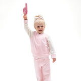 Letterman Jacket - Varsity Pink - HoneyBug 