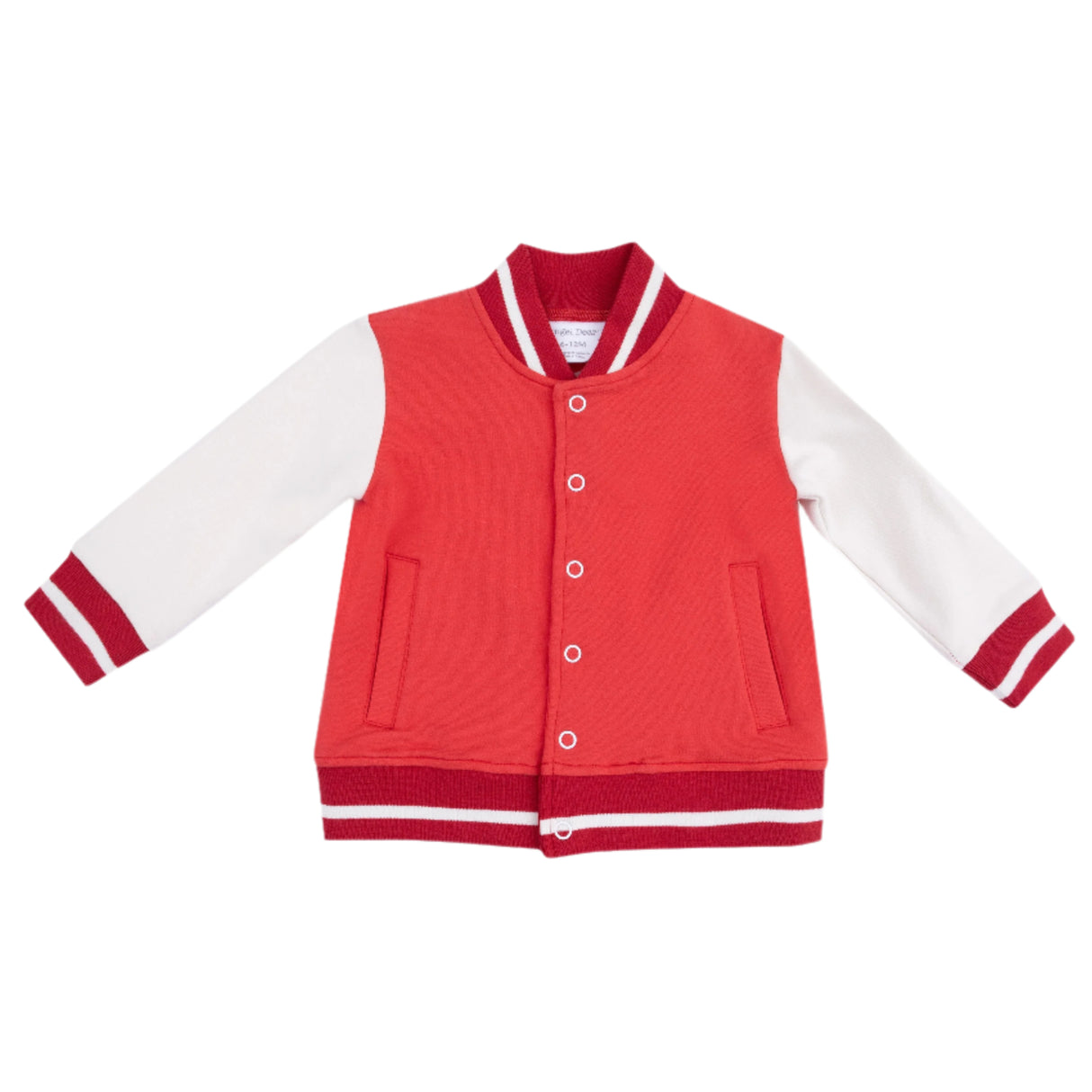 Letterman Jacket - Varsity Red - HoneyBug 