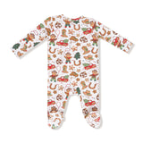 2 Way Zipper Footie - Cowboy Christmas - HoneyBug 