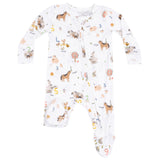 2 Way Zipper Footie - Farm Sounds - HoneyBug 