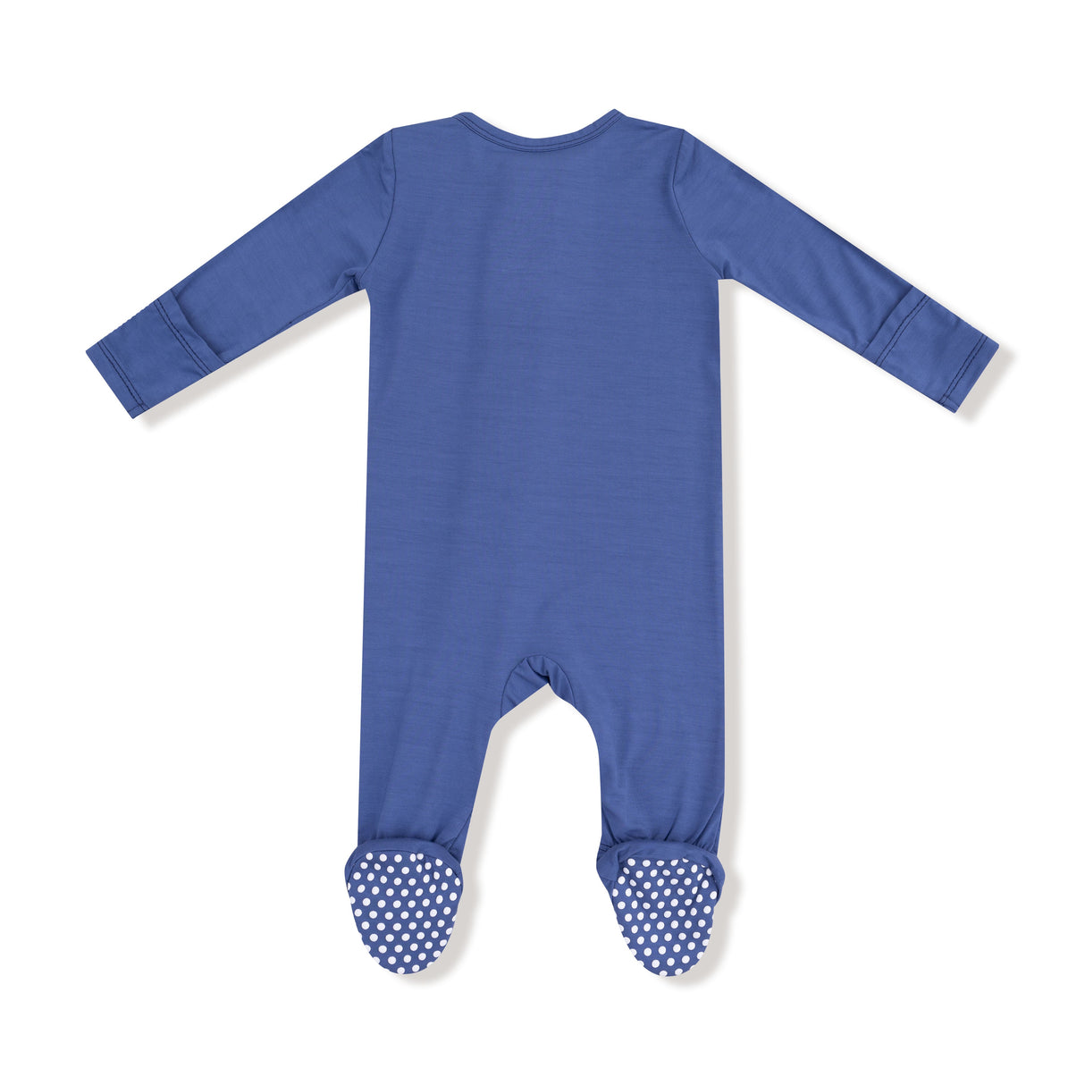 2 Way Zipper Footie - Gray Blue - HoneyBug 