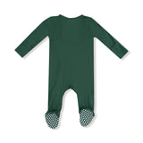 2 Way Zipper Footie - Hunter Green - HoneyBug 