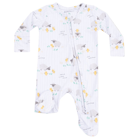 2 Way Zipper Footie - Just Hatched - Unisex - HoneyBug 