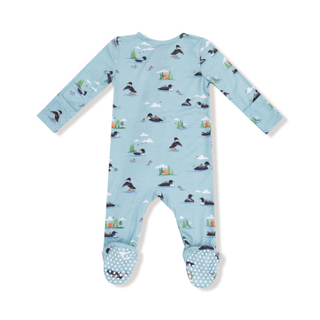 2 Way Zipper Footie - Loons - HoneyBug 
