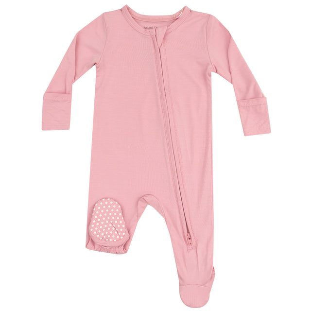 2 Way Zipper Footie - Pink Dolphin - HoneyBug 