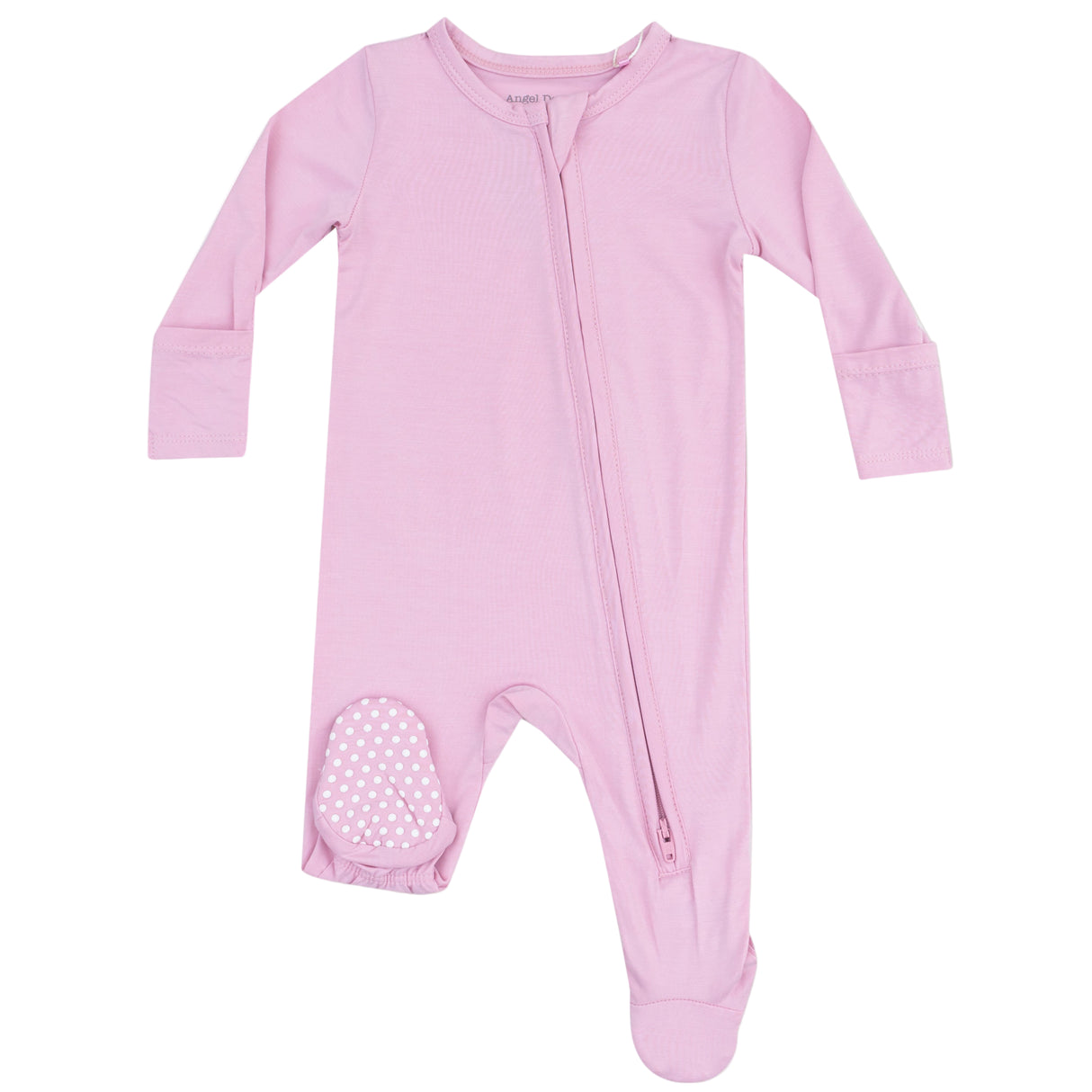 2 Way Zipper Footie - Romance Rose - HoneyBug 