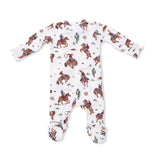 Buckaroo Western - 2 Way Zipper Footie