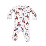 Buckaroo Western - 2 Way Zipper Footie