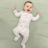 Farm Animal Party - 2 Way Zipper Footie