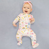 Girl Power - 2 Way Zipper Footie