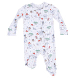 Home Run Baseball - 2 Way Zipper Footie