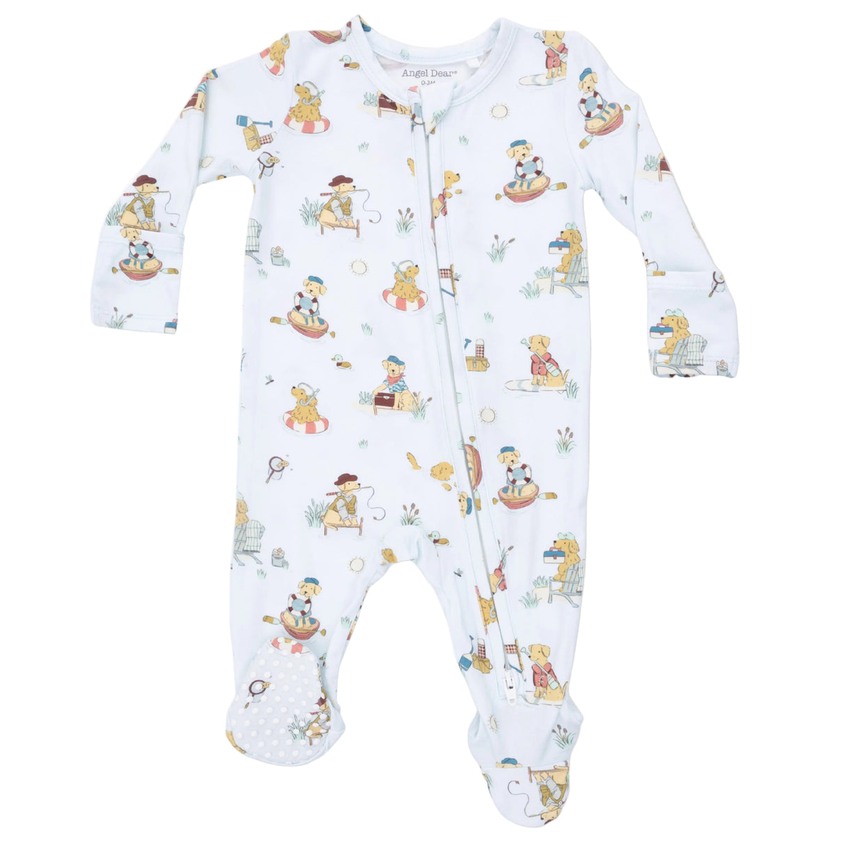 Lake Buddy Dogs - 2 Way Zipper Footie