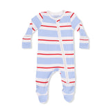 Preppy Rugby - 2 Way Zipper Footie