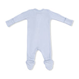 Solid Niagara Mist - 2 Way Zipper Footie