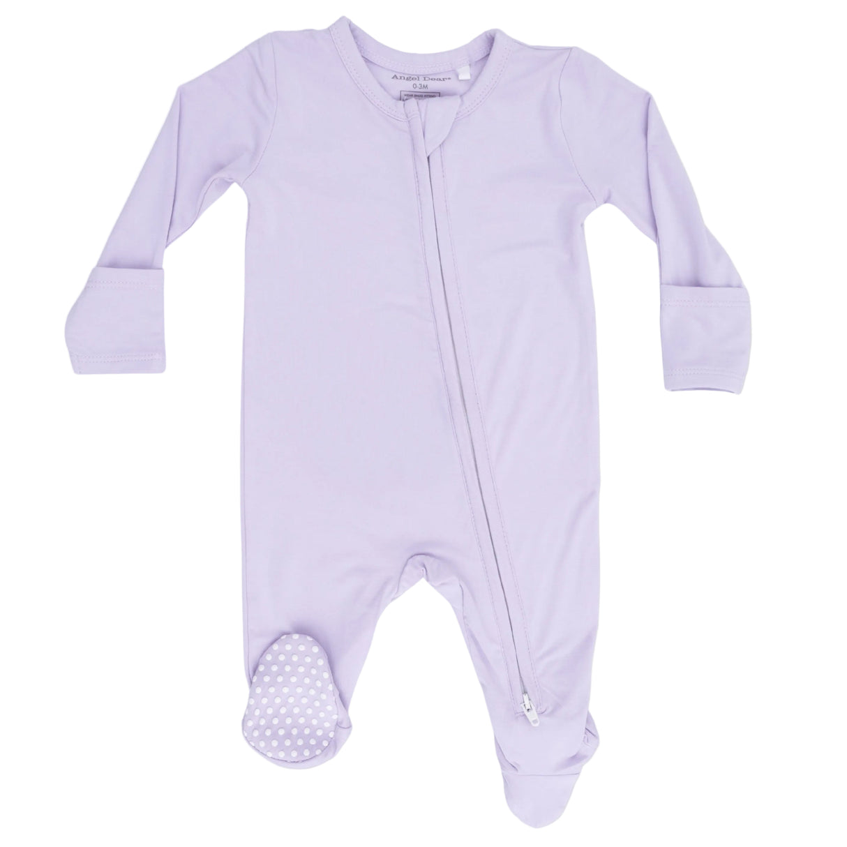 Solid Orchid Petal - 2 Way Zipper Footie