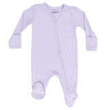 Solid Orchid Petal - 2 Way Zipper Footie