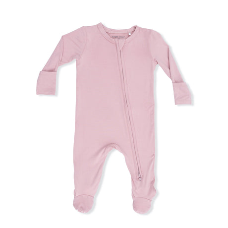 Solid Peachskin - 2 Way Zipper Footie