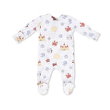 Sunny Sandcastles - 2 Way Zipper Footie