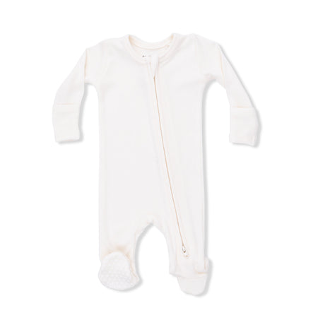 Solid Sugar Swizzle - 2 Way Zipper Footie