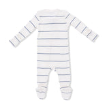 Vintage Stripe - 2 Way Zipper Footie