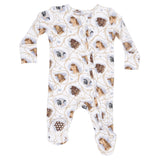 Farm Animals Rope Cameos Uni - 2 Way Zipper Footie