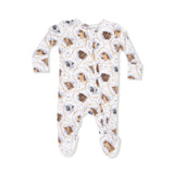 Farm Animals Rope Cameos Uni - 2 Way Zipper Footie
