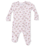 Edith's Rose Garden - 2 Way Ruffle Back Zipper Footie