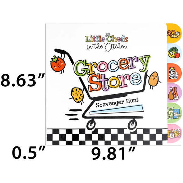 Little Chefs Grocery Store Scavenger Hunt Board Book - HoneyBug 