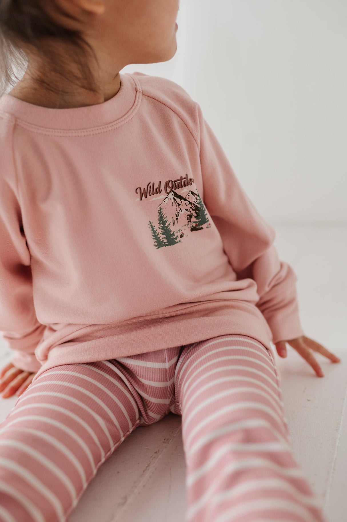 Girl's Raglan Sweatshirt - HoneyBug 