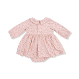 Long Sleeve Peter Pan Collar Bubble with Skirt - HoneyBug 