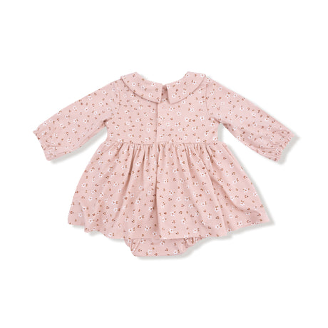 Long Sleeve Peter Pan Collar Bubble with Skirt - HoneyBug 