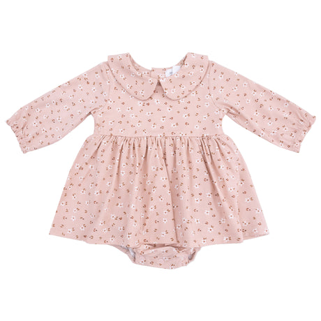 Long Sleeve Peter Pan Collar Bubble with Skirt - HoneyBug 